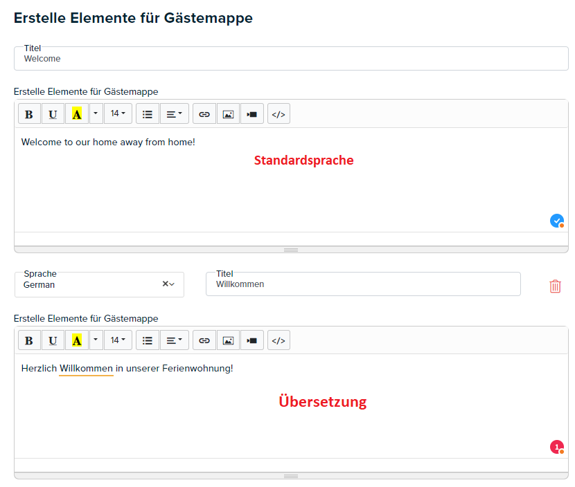 gästemappe