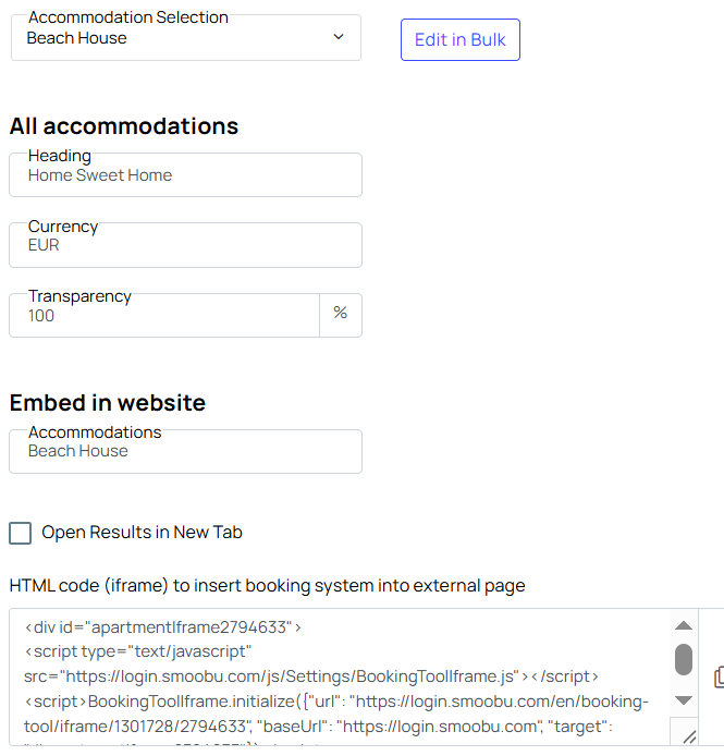 Individual Property Embed