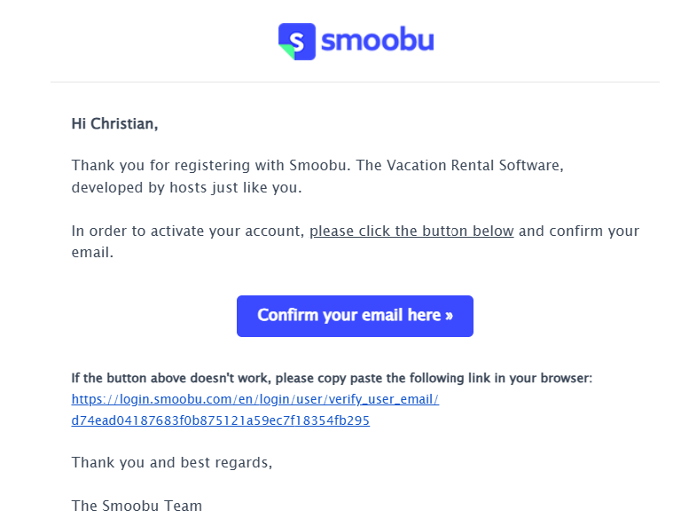 Email verification