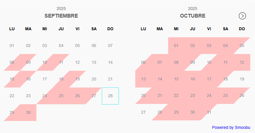 Ejemplo Calendario iFrame