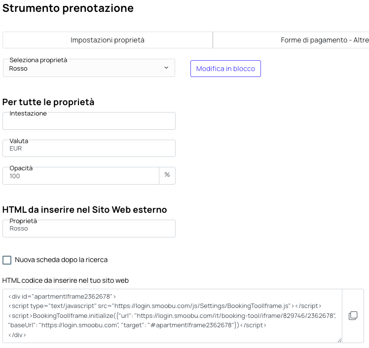 Alloggio individuale