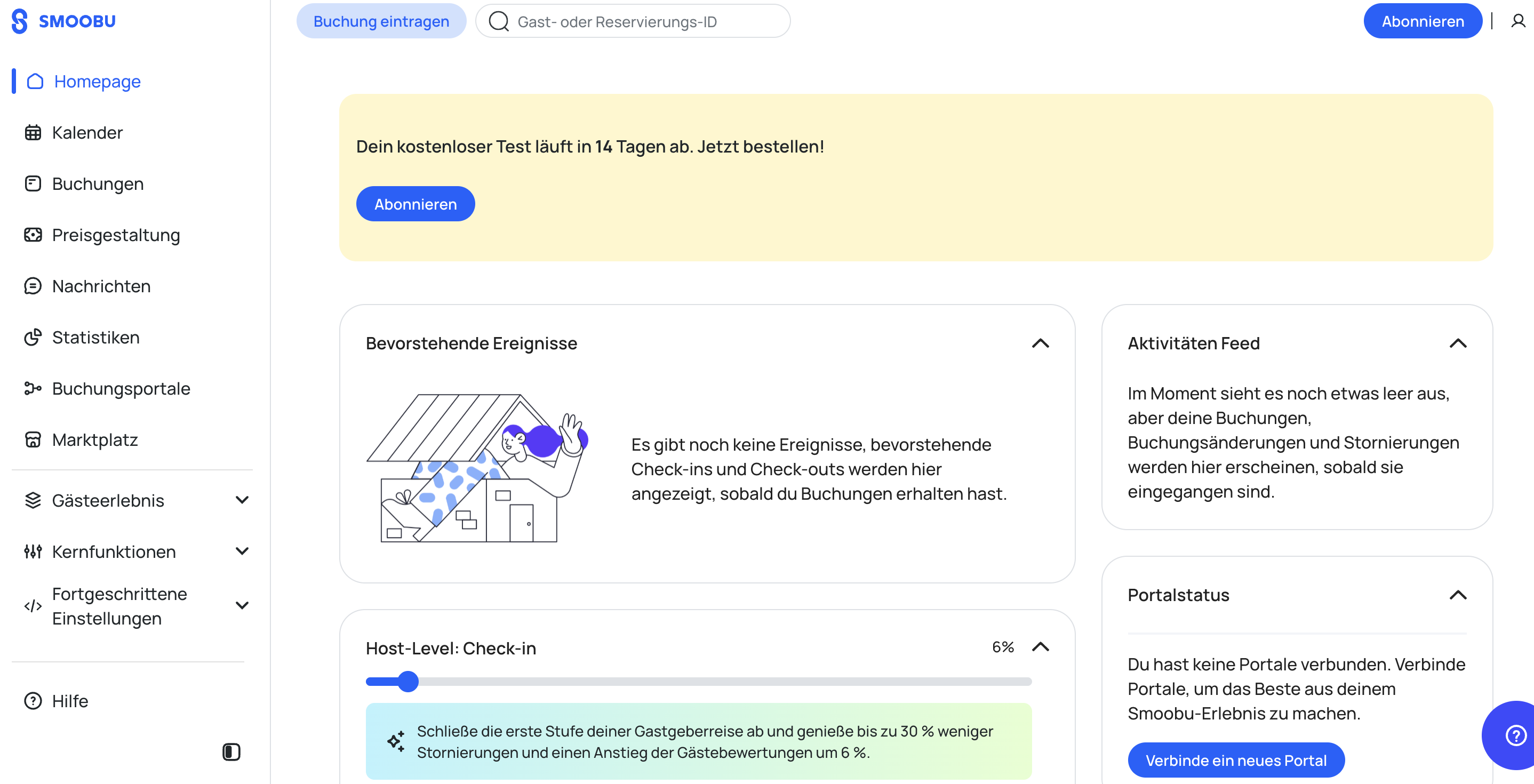 Neues Portal verbinden