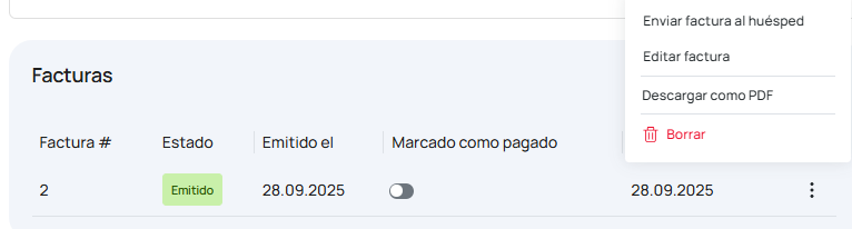 Enviar factura screenshot